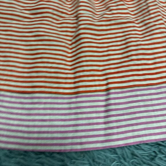 LOFT Striped 100% Linen Skirt Size 4 - Picture 4 of 10